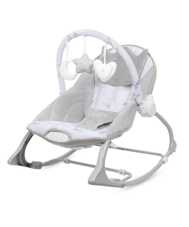 Balansoar multifunctional cu sunete si jucarii Kidwell Pino - Feathers