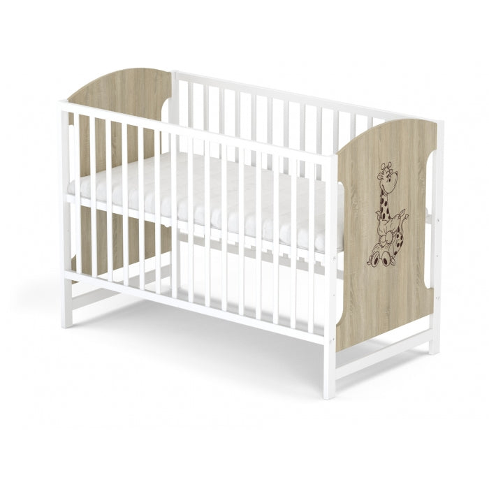 Patut fara sertar VESSANTI MILO GIRAFA - Stejar cu alb