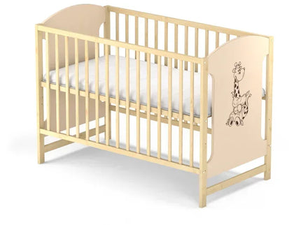 Patut fara sertar VESSANTI MILO GIRAFA - Crem cu natur - Bebeboo - Totul pentru copii. Jucării, Hăinuțe, Perne, Mobilier, Textile