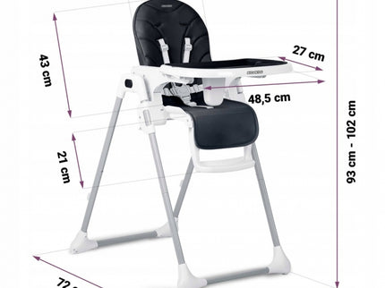 Scaun de masa pentru copii Ricokids Tulo 700603 - Negru