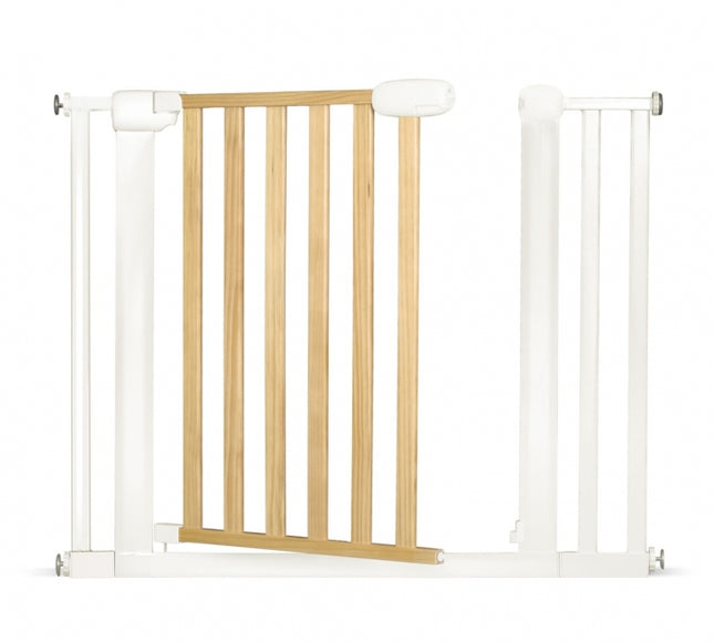 Poarta siguranta 74 - 105 cm Nukido 718500 - Metal + Lemn