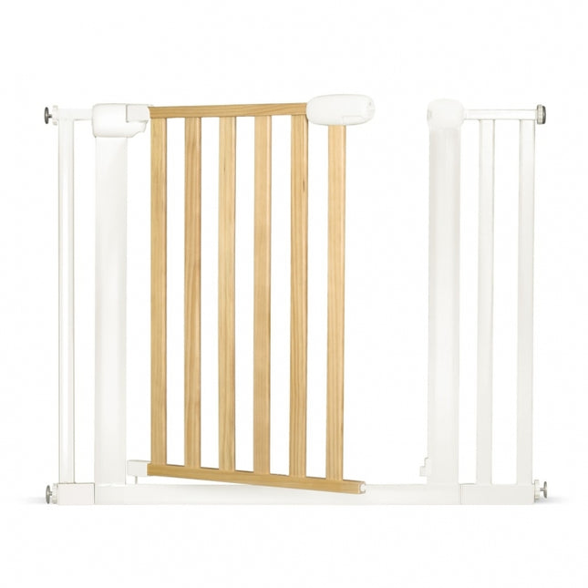 Poarta siguranta 74 - 105 cm Nukido 718500 - Metal + Lemn