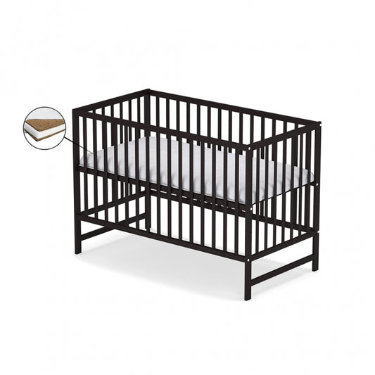 Patut fara sertar VESSANTI CLASICO - Wenge + Saltea Cocos 10 cm