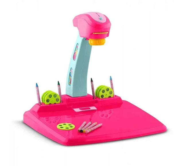 Proiector pentru desene cu accesorii incluse Ricokids 772000 - Roz - Bebeboo - Totul pentru copii. Jucării, Hăinuțe, Perne, Mobilier, Textile