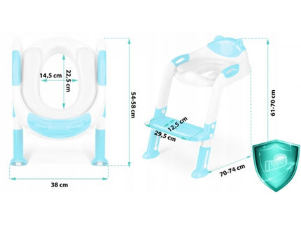 Reductor toaleta cu scara pentru copii Ricokids 729200