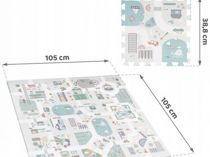 Salteluta de joaca interactiva 105 x 105 cm Nukido Town 738000