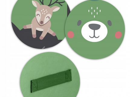 Cos de depozitare 2 in 1 cu salteluta de joaca pentru copii Nukido - Verde