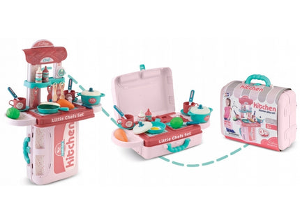 Bucatarie 3 in 1 cu accesorii incluse Ricokids 772900 - Roz