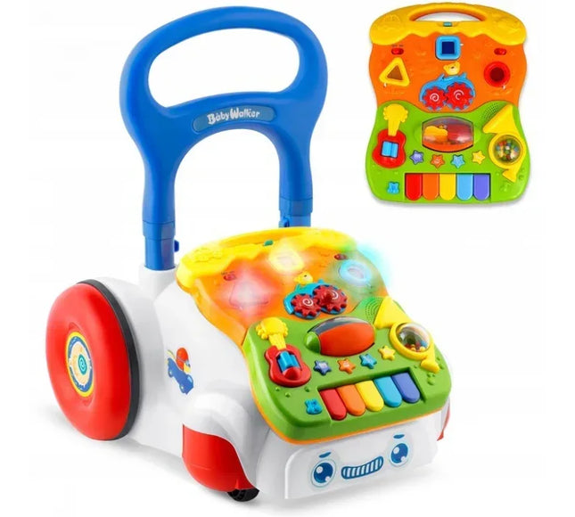 Antemergator 2 in 1 cu diverse activitati si muzica Ricokids RK-744 - Alb - Bebeboo - Totul pentru copii. Jucării, Hăinuțe, Perne, Mobilier, Textile