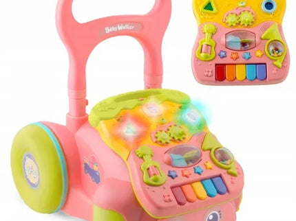 Antemergator 2 in 1 cu diverse activitati si muzica Ricokids RK-744 - Roz - Bebeboo - Totul pentru copii. Jucării, Hăinuțe, Perne, Mobilier, Textile