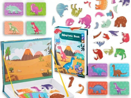 Carte magnetica tip puzzle Lumea Dinozaurilor Ricokids RK-770 - Bebeboo - Totul pentru copii. Jucării, Hăinuțe, Perne, Mobilier, Textile