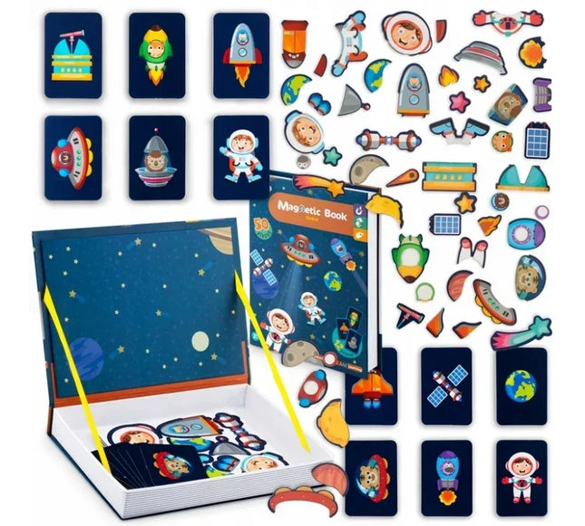 Carte magnetica tip puzzle Cosmos Ricokids RK-770 - Bebeboo - Totul pentru copii. Jucării, Hăinuțe, Perne, Mobilier, Textile