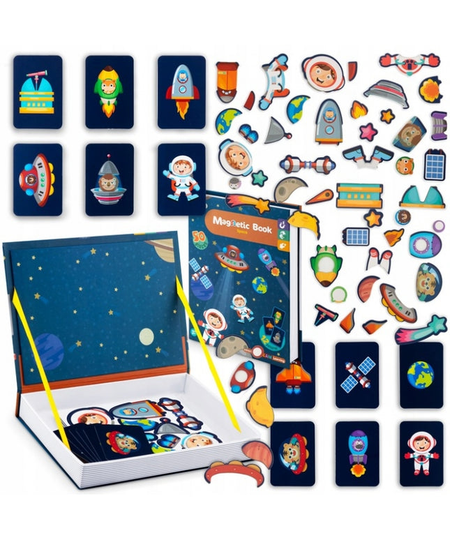 Carte magnetica tip puzzle Cosmos Ricokids RK-770