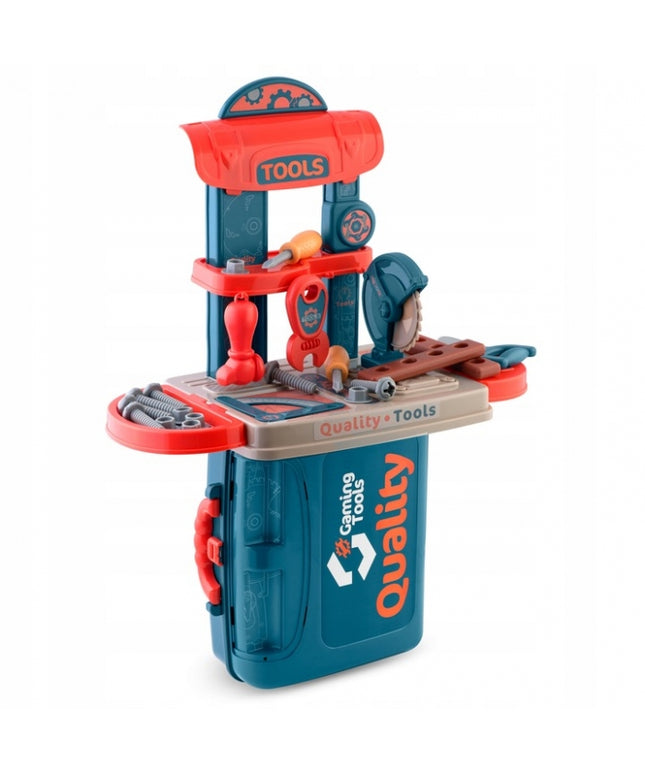 Mini atelier de lucru 3 in 1 cu unelte pentru copii Ricokids 772600