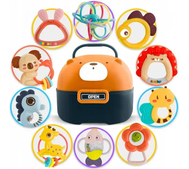 Cutie cu 10 jucarii pentru copii Ricokids 773800 - Bebeboo - Totul pentru copii. Jucării, Hăinuțe, Perne, Mobilier, Textile