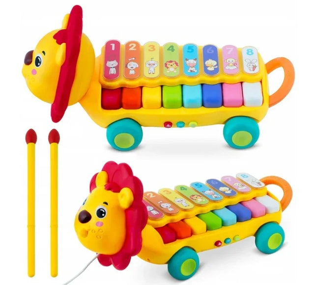 Jucarie interactiva in forma de leu cu pian Ricokids RK-740 - Bebeboo - Totul pentru copii. Jucării, Hăinuțe, Perne, Mobilier, Textile