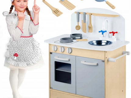 Bucatarie interctiva din lemn cu accesorii Ricokids 785200