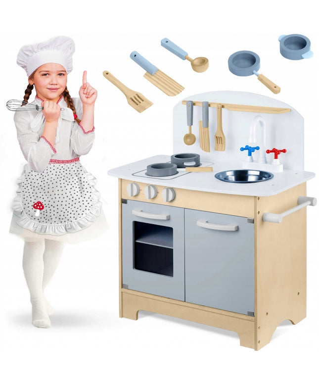 Bucatarie interctiva din lemn cu accesorii Ricokids 785200