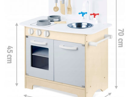 Bucatarie interctiva din lemn cu accesorii Ricokids 785200