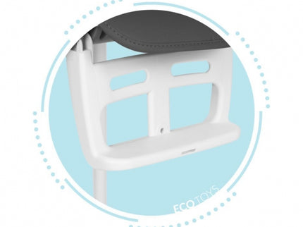 Scaun de masa 3 in 1 pentru copii Ecotoys HA-009 - Gri