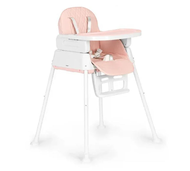 Scaun de masa 3 in 1 pentru copii Ecotoys HA-009 - Roz - Bebeboo - Totul pentru copii. Jucării, Hăinuțe, Perne, Mobilier, Textile