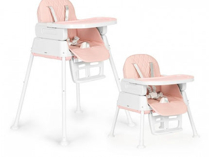 Scaun de masa 3 in 1 pentru copii Ecotoys HA-009 - Roz