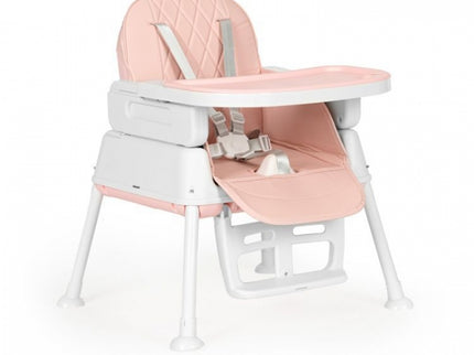 Scaun de masa 3 in 1 pentru copii Ecotoys HA-009 - Roz