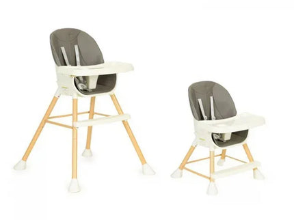 Scaun de masa 2 in 1 pentru copii Ecotoys HA-018 - Gri - Bebeboo - Totul pentru copii. Jucării, Hăinuțe, Perne, Mobilier, Textile