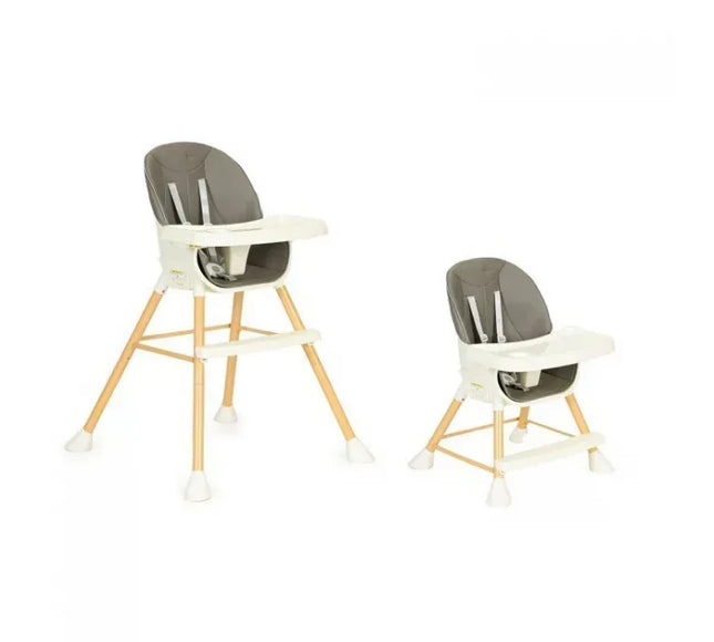 Scaun de masa 2 in 1 pentru copii Ecotoys HA-018 - Gri - Bebeboo - Totul pentru copii. Jucării, Hăinuțe, Perne, Mobilier, Textile