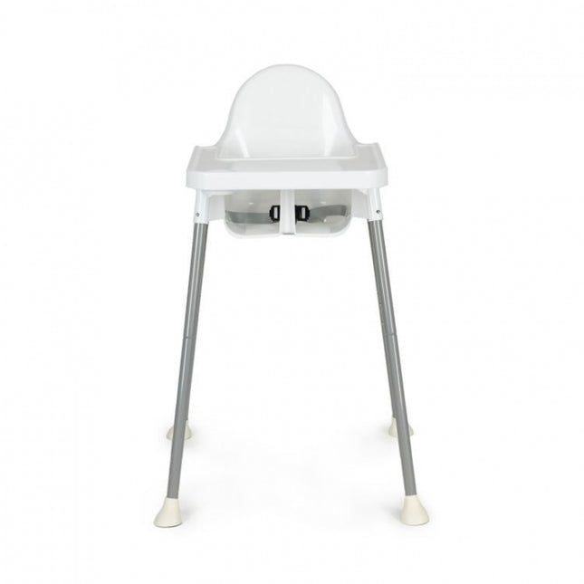 Scaun de masa 2 in 1 pentru copii Ecotoys HA-007 - Alb