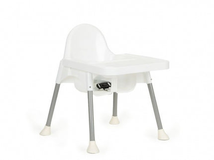 Scaun de masa 2 in 1 pentru copii Ecotoys HA-007 - Alb