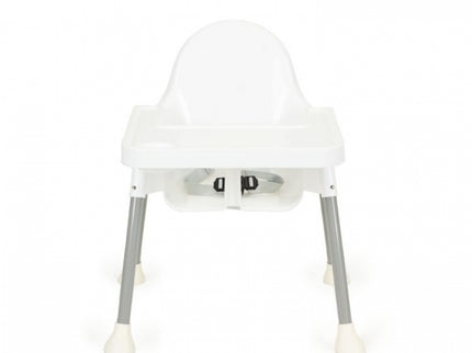 Scaun de masa 2 in 1 pentru copii Ecotoys HA-007 - Alb