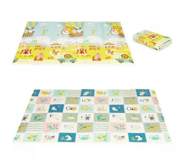Salteluta de joaca 2 in 1 Ecotoys ECOEVA014 - Bebeboo - Totul pentru copii. Jucării, Hăinuțe, Perne, Mobilier, Textile