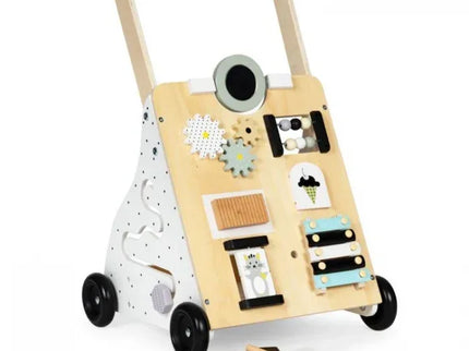 Antemergator educational din lemn Ecotoys TL01035 - Bebeboo - Totul pentru copii. Jucării, Hăinuțe, Perne, Mobilier, Textile