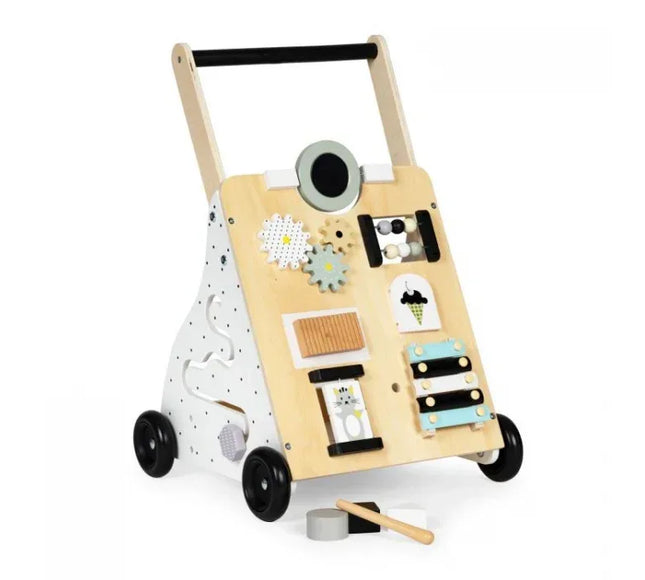 Antemergator educational din lemn Ecotoys TL01035 - Bebeboo - Totul pentru copii. Jucării, Hăinuțe, Perne, Mobilier, Textile