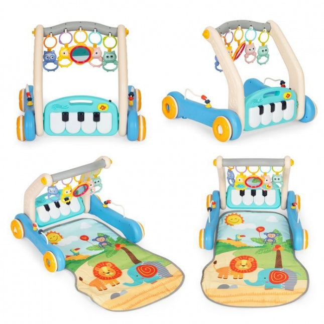 Antemergator educational 2 in 1 cu salteluta de joaca Huanger HE0637