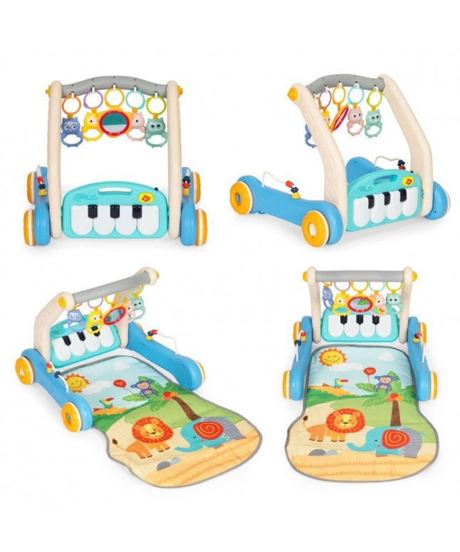 Antemergator educational 2 in 1 cu salteluta de joaca Huanger HE0637