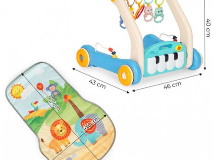 Antemergator educational 2 in 1 cu salteluta de joaca Huanger HE0637