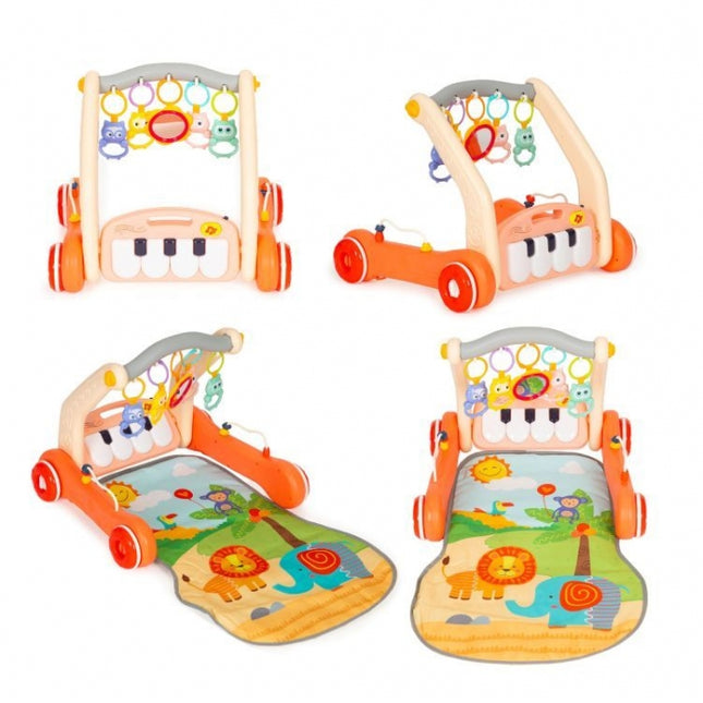 Antemergator educational 2 in 1 cu salteluta de joaca Huanger HE0638