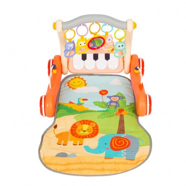 Antemergator educational 2 in 1 cu salteluta de joaca Huanger HE0638