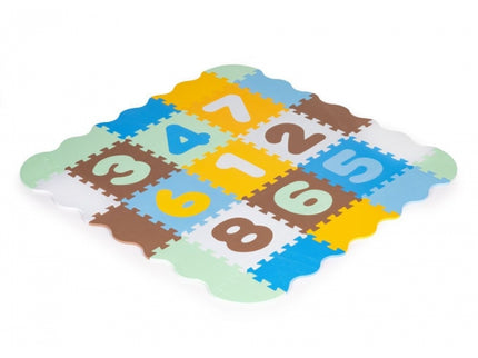 Salteluta de joaca tip puzzle cu pereti, 25 elemente, Ecotoys 3255 - Multicolor