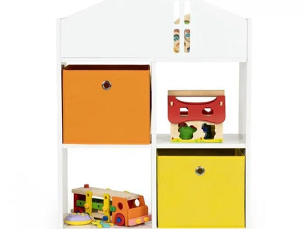 Organizator pentru jucariile copiilor in forma de casuta Ecotoys ZKB-3 - Bebeboo - Totul pentru copii. Jucării, Hăinuțe, Perne, Mobilier, Textile