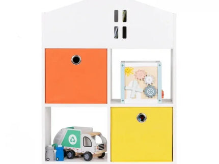 Organizator pentru jucariile copiilor in forma de casuta Ecotoys ZKB-03A - Bebeboo - Totul pentru copii. Jucării, Hăinuțe, Perne, Mobilier, Textile