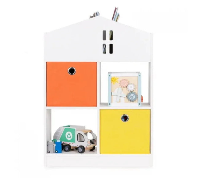 Organizator pentru jucariile copiilor in forma de casuta Ecotoys ZKB-03A - Bebeboo - Totul pentru copii. Jucării, Hăinuțe, Perne, Mobilier, Textile