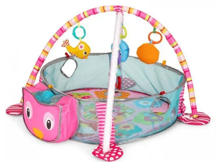 Salteluta de joaca cu bile si jucarii Ecotoys 88970 - Bebeboo - Totul pentru copii. Jucării, Hăinuțe, Perne, Mobilier, Textile