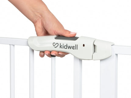 Poarta de siguranta 74-105 cm Kidwell Guarda - Alb
