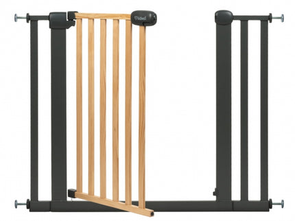 Poarta de siguranta 74-105 cm Kidwell Trasti - Negru