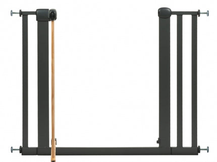 Poarta de siguranta 74-105 cm Kidwell Trasti - Negru