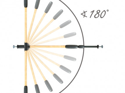 Poarta de siguranta 74-105 cm Kidwell Trasti - Negru