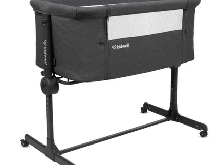 Patut cu laterala deschizabila Kidwell Snuzzy - Dark Grey - Bebeboo - Totul pentru copii. Jucării, Hăinuțe, Perne, Mobilier, Textile